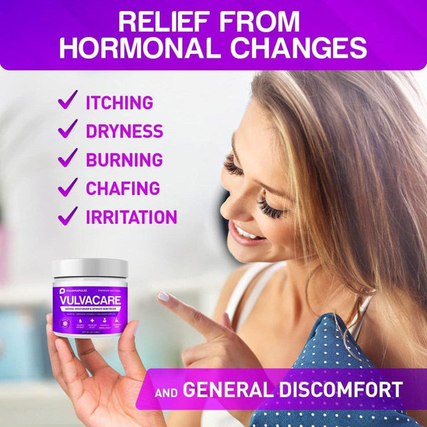 Pharmapulse Vulvacare Balm Cream - Relieves Dryness, Itching, Burning, Redness - 120ml - Glam Global UKPharmapulse