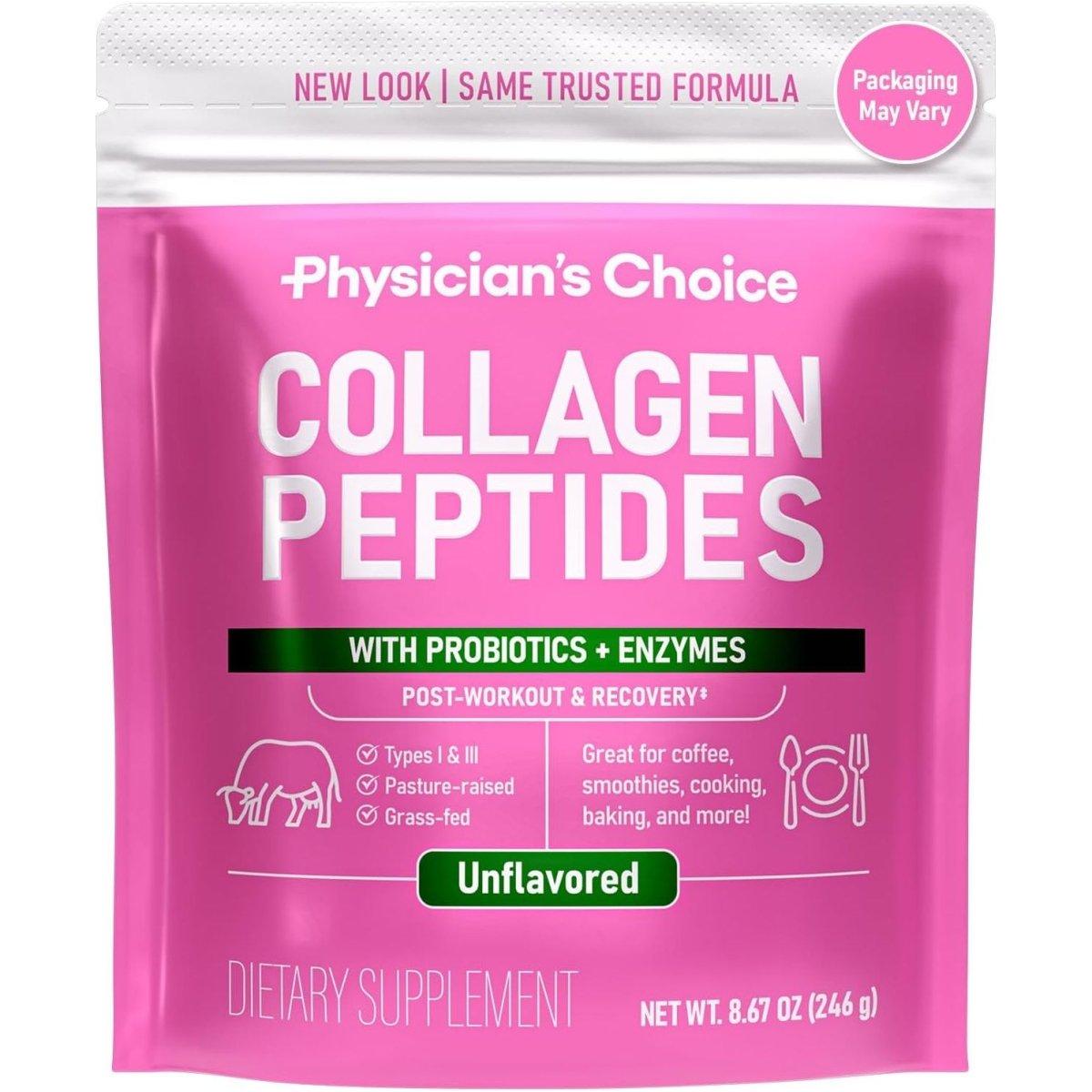 Physician's CHOICE Collagen Peptides Powder 8.67 oz - 246 g - Glam Global UK