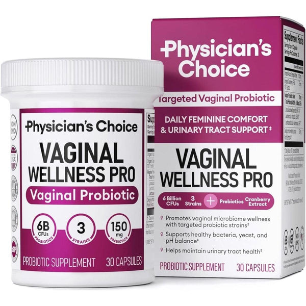 Physician's Choice Vaginal Wellness Pro - Vaginal Probiotic (30 Count) - Glam Global UKPhysician's Choice