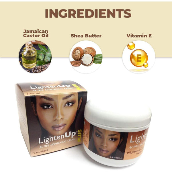 Lightenup plus Active Skin Brightening Cream - 100ml - Glam Global UK Lightenup