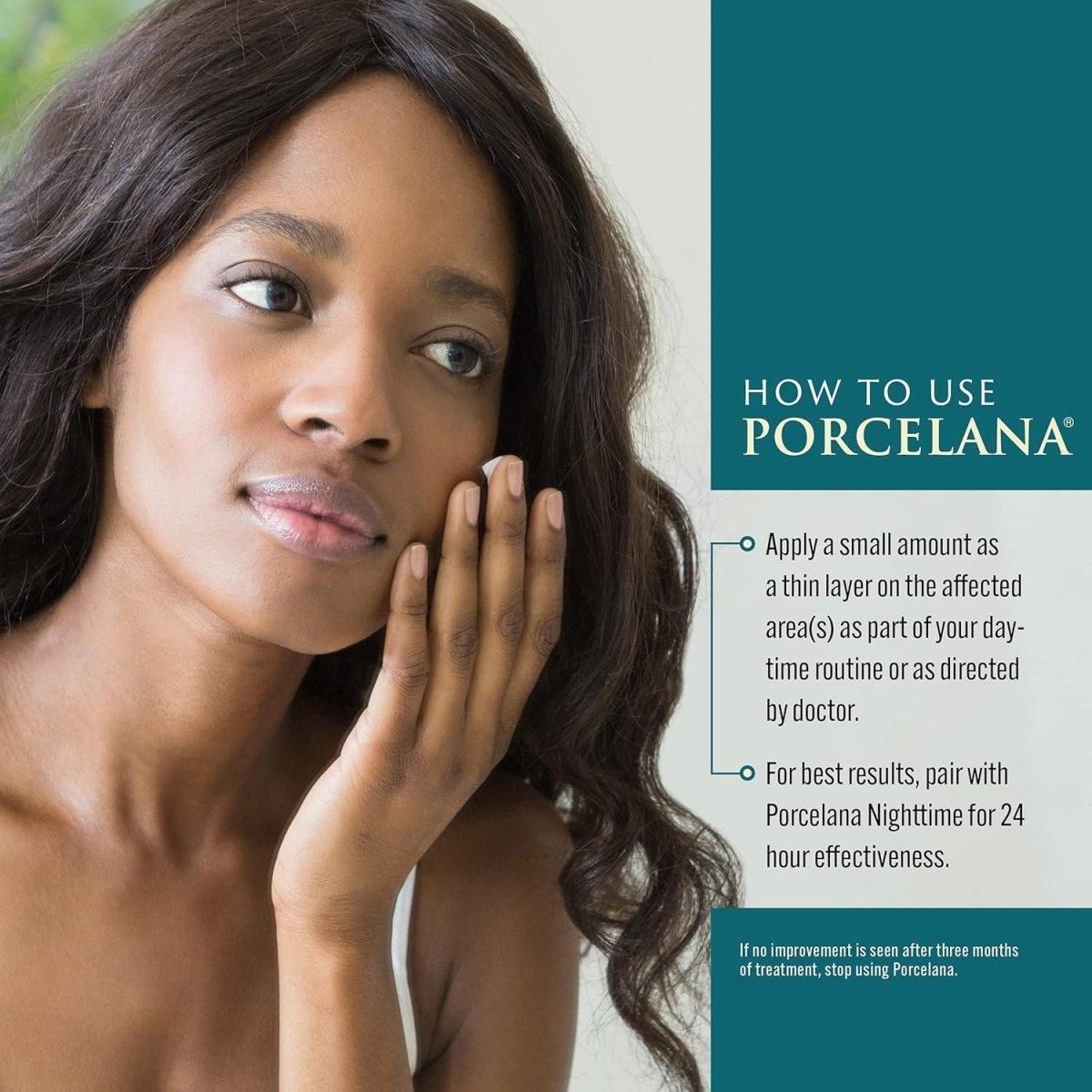 Porcelana Skin Brightening Daytime Hydration Cream - 90ml (Large) - Glam Global UK