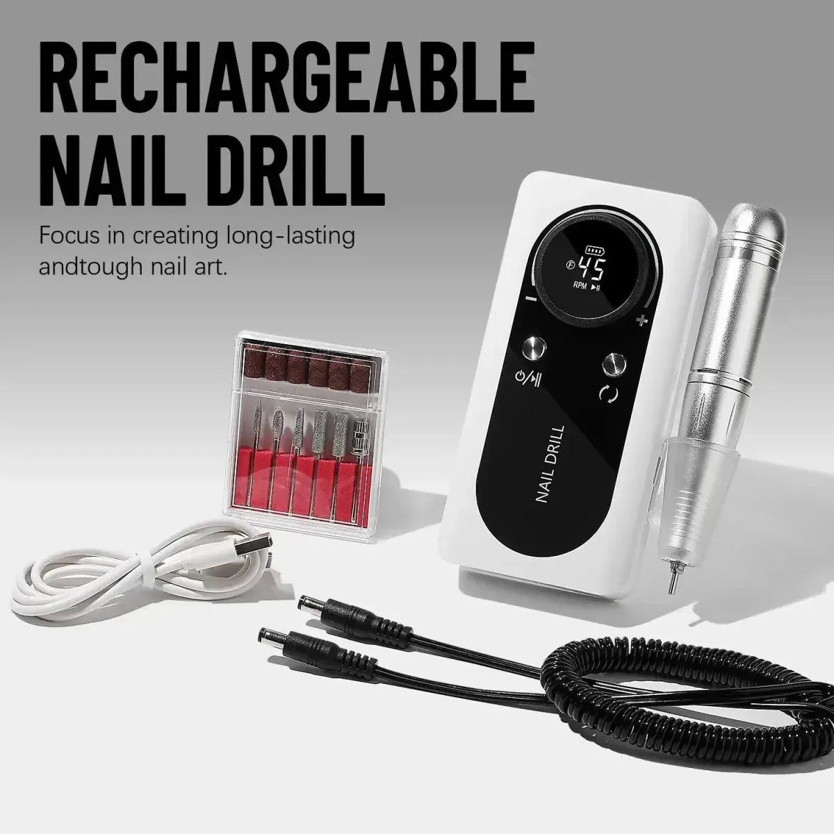 Portable Electric Nail Drill - Glam Global UK