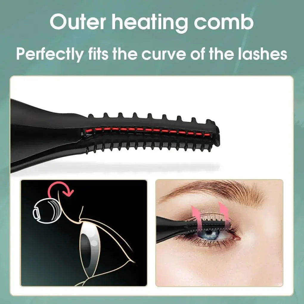 Portable USB Heated Eyelash Curler - Glam Global UK