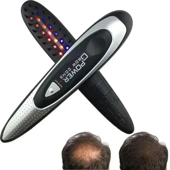 Power Grow Comb | Electric Laser Treatment Comb for Hair Regeneration & Loss Prevention - Glam Global UK