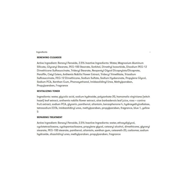 Proactiv 3 Step Acne Treatment - Benzoyl Peroxide Face Wash - 30 Day Complete Acne Skin Care Kit - Glam Global UKProactiv