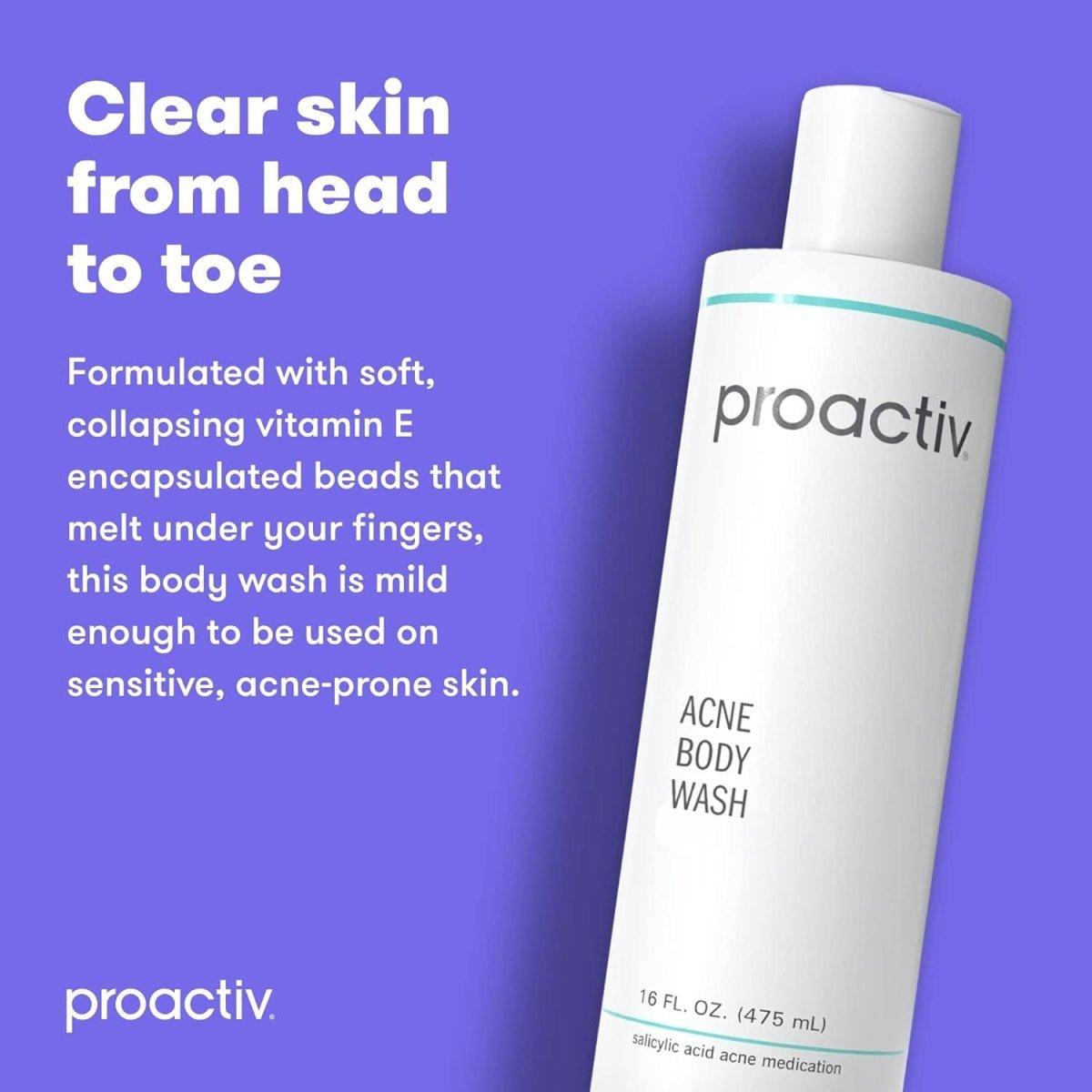 Proactiv Acne Body Wash - Exfoliating Body Wash for Sensitive Skin - 473ml - Glam Global UK