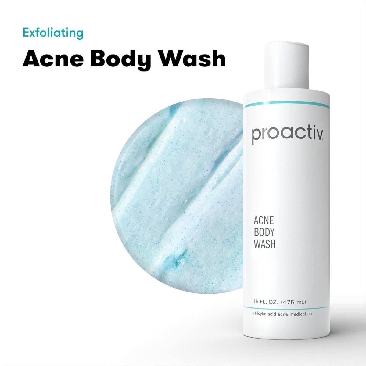 Proactiv Acne Body Wash - Exfoliating Body Wash for Sensitive Skin - 473ml - Glam Global UK