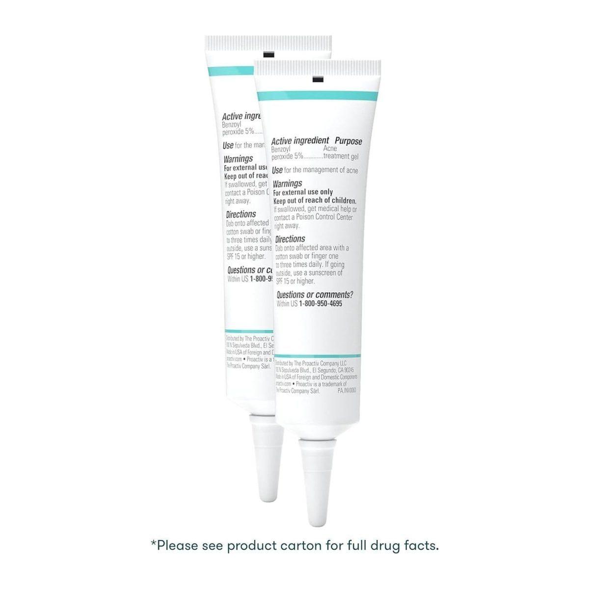 Proactiv Emergency Blemish Relief - Benzoyl Peroxide Gel - 2 Pack - Glam Global UK