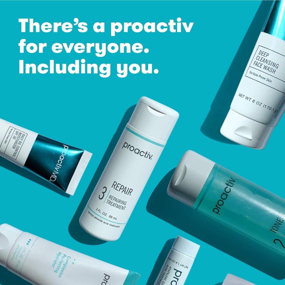 Proactiv+ Skin Smoothing Exfoliator - Benzoyl Peroxide 2.5% Solution - 90 Day Acne Treatment (180ml) - Glam Global UK