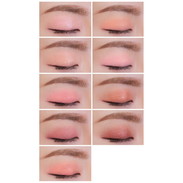 3CE Multi Eye Color Palette – Beach Muse 8.1g | 9-Color Soft Pink & Coral Eyeshadow Palette