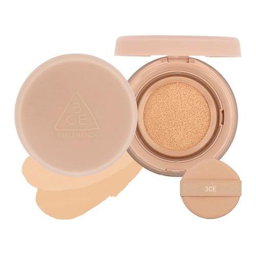 3CE Soft Matte Fit Cushion 15g + Refill | Long-Lasting, Oil-Control & Flawless Matte Finish