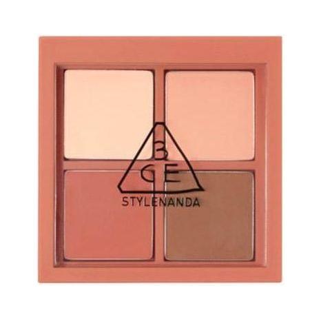 3CE Mini Multi Eye Color Palette – #Rose Latte | Soft Matte Eyeshadows in Romantic Rose-Neutral Tones