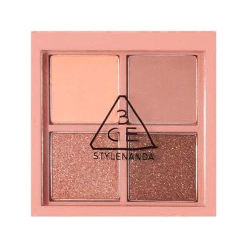 3CE Mini Multi Eye Color Palette – #Side By Side – 4.2g | Chic Mauve Tones for Sophisticated Glam