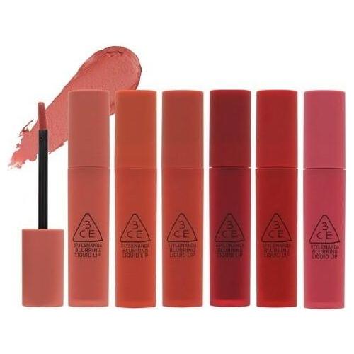 3CE Blurring Liquid Lip – 4g | Airy Matte Finish for Soft-Focus Lips