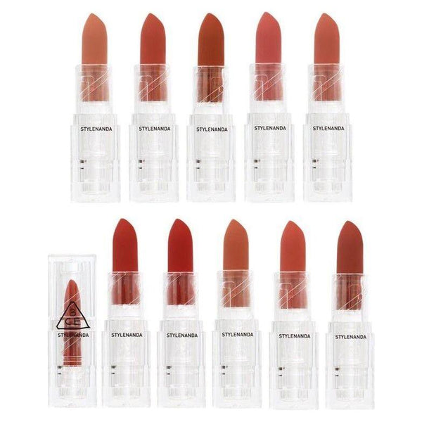 3CE Soft Matte Lipstick – 10 Colours | Weightless Matte Finish with Creamy Comfort