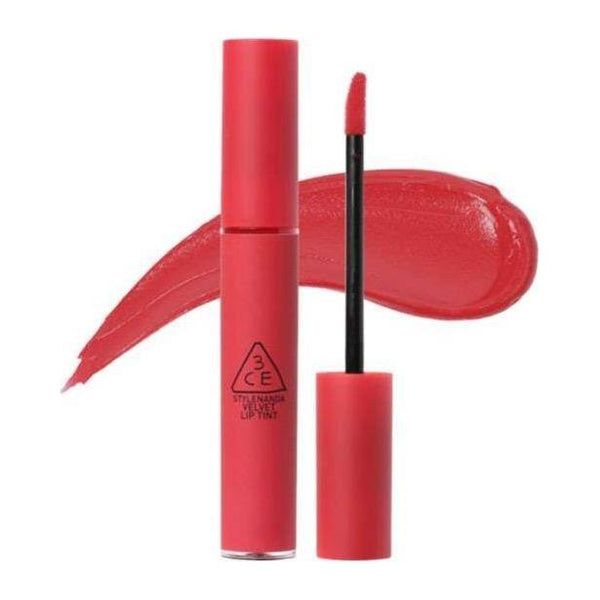 3CE Velvet Lip Tint – 4g (#ABSORBED) | Airy, Lightweight Matte with Buildable Color