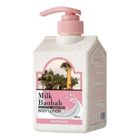 BIOKLASSE MILK BAOBAB Body Lotion – White Musk – 500ml | Deep Hydration with a Seductive Floral Scent