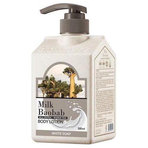 BIOKLASSE MILK BAOBAB Body Lotion – White Soap – 500ml | Lightweight, pH-Balanced Daily Hydration