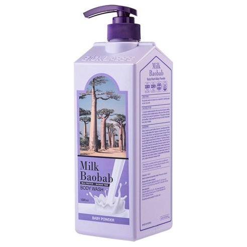 BIOKLASSE MILK BAOBAB Body Wash – 1000ml | Gentle Cleanse & Comforting Baby Powder Fragrance
