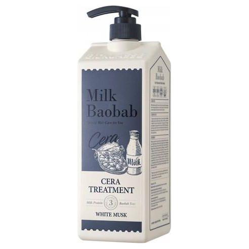 BIOKLASSE MILK BAOBAB Hair Cera Treatment – White Musk – 500ml | Deep Repair with Ceramide &amp; Long-Lasting Musk Fragrance