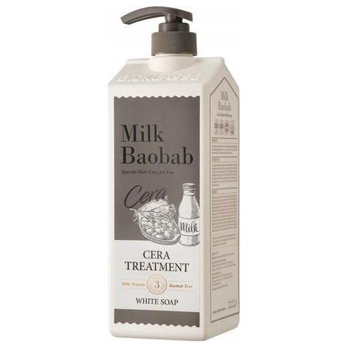 BIOKLASSE MILK BAOBAB Hair Cera Treatment – 1200ml | Intense Hydration & Repair with White Soap Fragrance