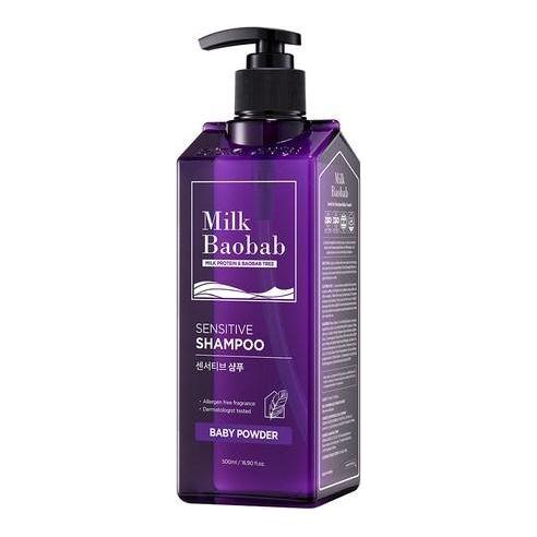 BIOKLASSE MILK BAOBAB HAIR Sensitive Shampoo – 500ml | Gentle Scalp Care with Baby Powder Scent