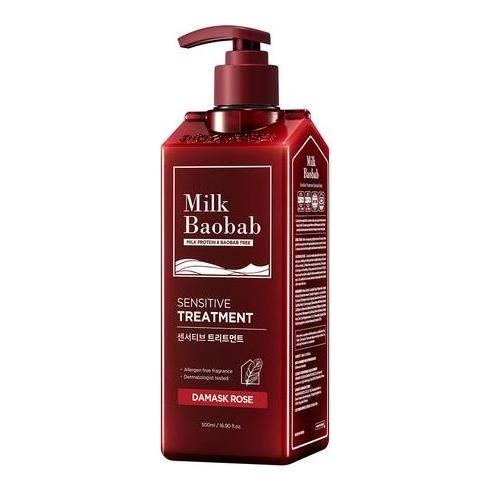 BIOKLASSE MILK BAOBAB Hair Sensitive Treatment 500ml – Damask Rose | Nourishing Care for Delicate Hair