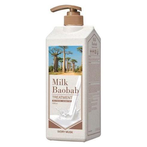 BIOKLASSE MILK BAOBAB Hair Treatment 1000ml – Ivory Musk | Deep Nourishment & Glossy Shine