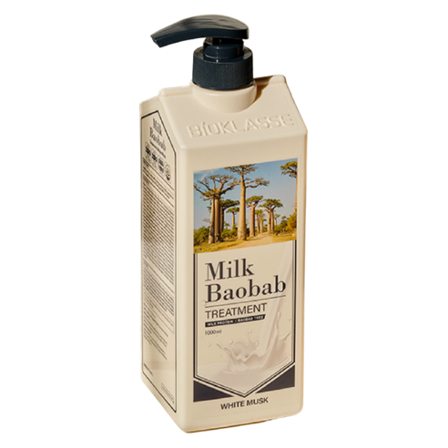 BIOKLASSE MILK BAOBAB Hair Treatment 1000ml – White Musk | Deep Nourishment & Luxurious Fragrance