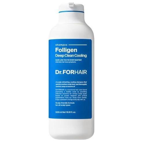 Dr.FORHAIR Folligen Deep Clean Cooling Shampoo 500ml - Glam Global UKDr.FORHAIR