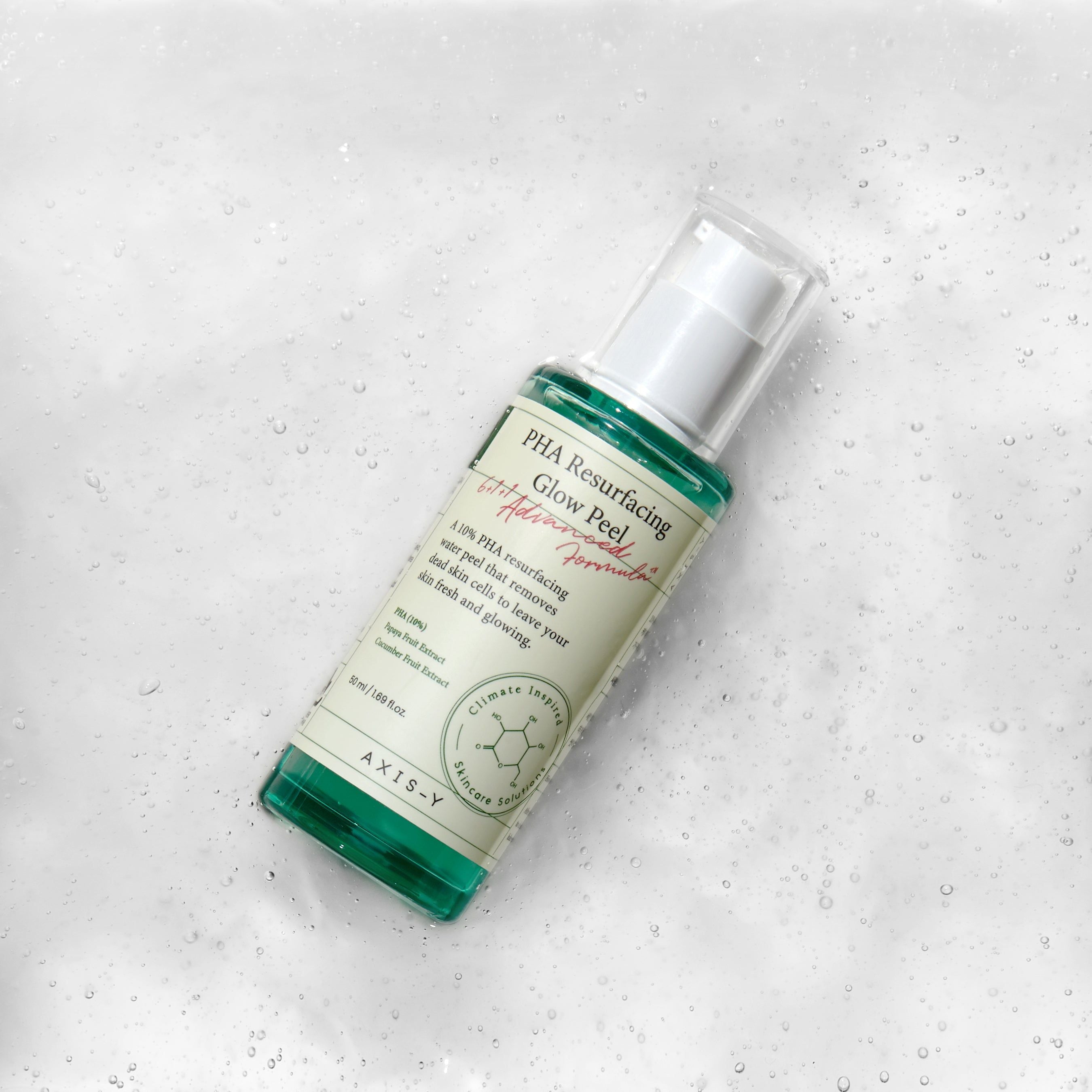 AXIS-Y PHA Resurfacing Glow Peel 50ml | Gentle Exfoliation & Radiance Boost