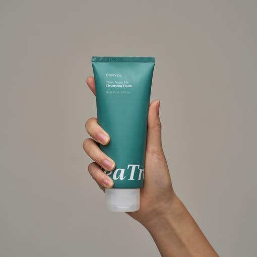 EUNYUL Time Foam Me Tea Tree Cleansing Foam 150ml - Glam Global UKEUNYUL