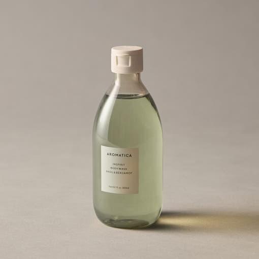 AROMATICA Inspirit Body Wash Basil & Bergamot 300ml