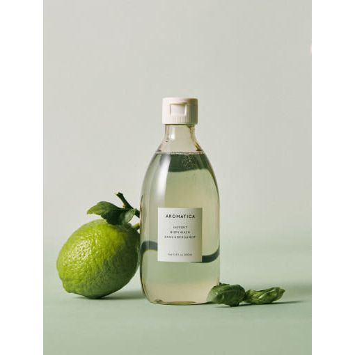 AROMATICA Inspirit Body Wash Basil & Bergamot 300ml