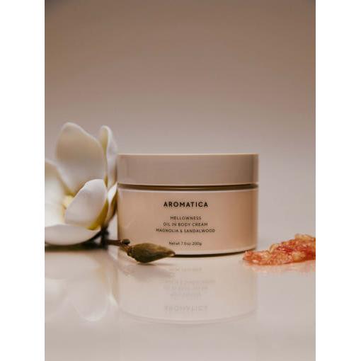 AROMATICA Mellowness Oil In Body Cream Magnolia & Sandanwood 200g