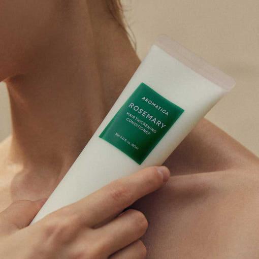 AROMATICA Rosemary Hair Thickening Conditioner 180ml | Silicone-Free, Nourishing & Volumizing Formula