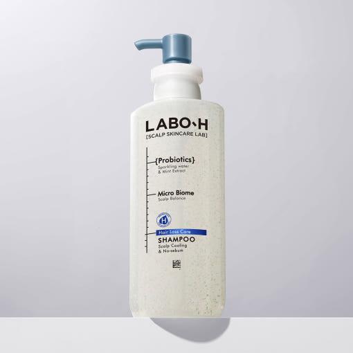 LABO-H Hair Loss Care Scalp Cooling & No Sebum Shampoo (400ml) – Clinically Proven for a Fresh, Healthy Scalp