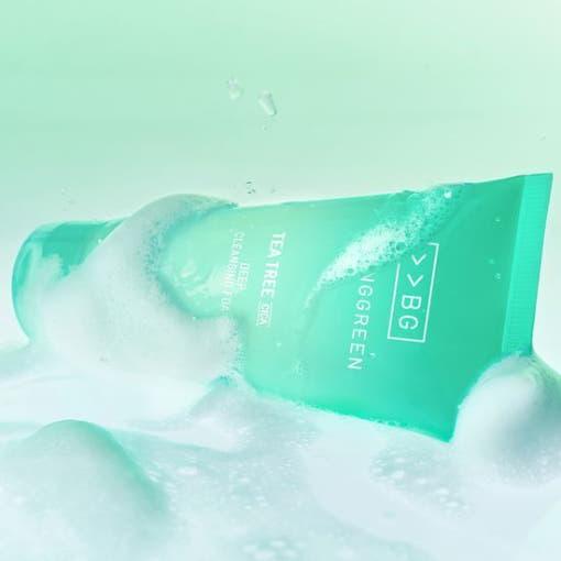 BRINGGREEN Tea Tree Cica Deep Cleansing Foam – 120ml | Purify, Soothe & Hydrate