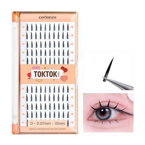 CORINGCO Toktok-Hara Bold Eyelash – 100pcs (3 Types) | Dramatic Volume with D-Curl Definition