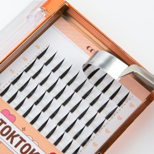 CORINGCO Toktok-Hara Bold Eyelash – 100pcs (3 Types) | Dramatic Volume with D-Curl Definition