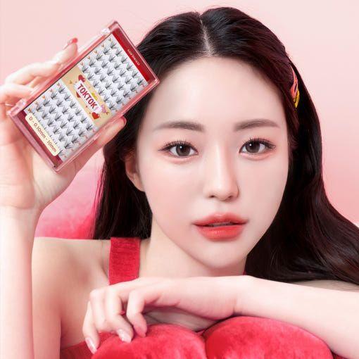 CORINGCO Toktok-Hara Cupid Eyelash – 60 Count (3 Types) | Soft, Voluminous Clusters for Elegant Everyday Lashes