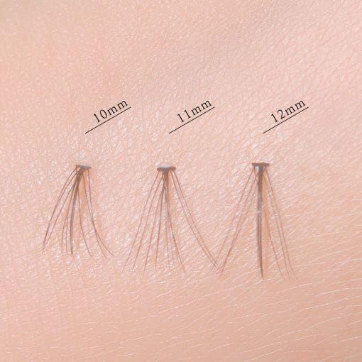 CORINGCO Toktok-Hara W Eyelash Set – 100pcs (4 Types) | Customisable Volume with Easy Application