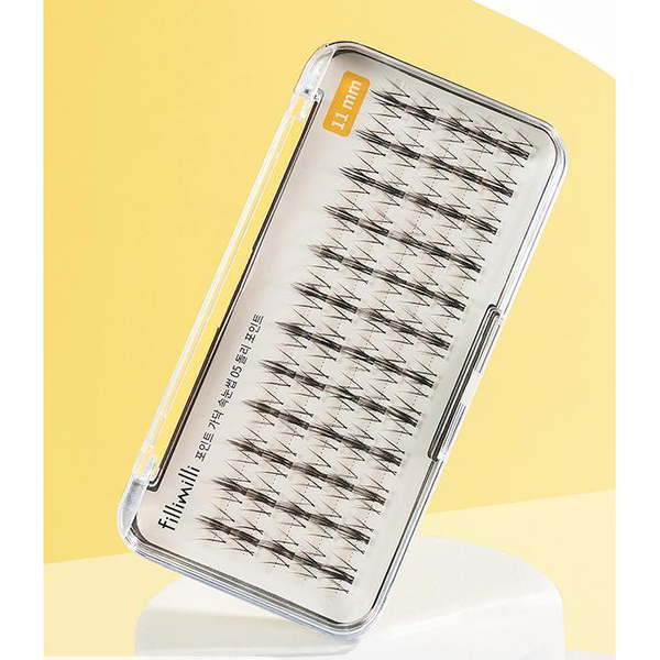 Fillimilli Point Piece Lashes (11mm) – Dolly Point (60pcs) | Wide-Eyed Doll-Like Effect