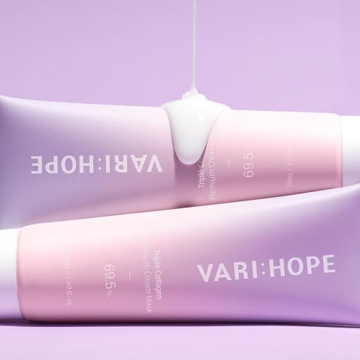 VARIHOPE Triple Collagen Premium Cream Mask 50ml | Intense Hydration & Firming Mask