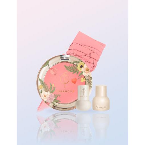 FORENCOS Fluor Blusher 5g #Pink Garden | Long-Lasting, Soft Matte Finish