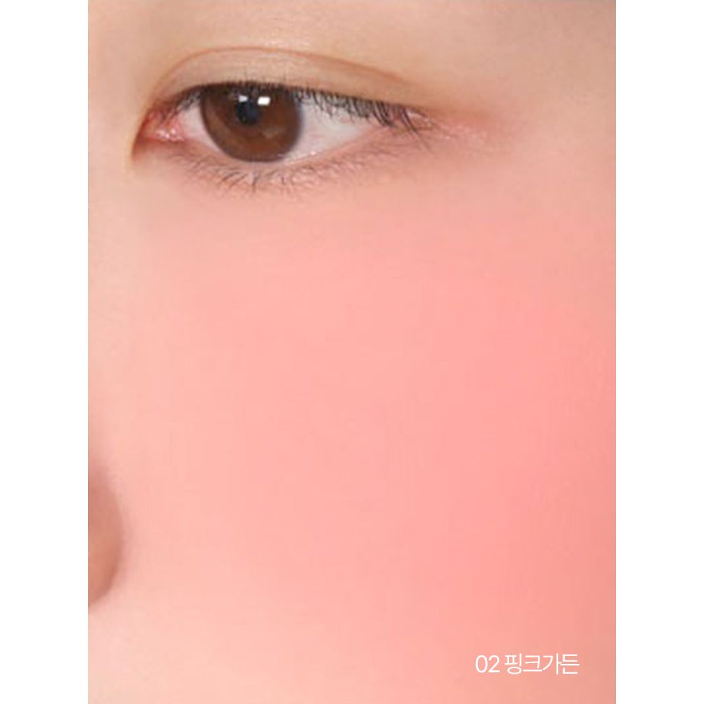 FORENCOS Fluor Blusher 5g #Pink Garden | Long-Lasting, Soft Matte Finish