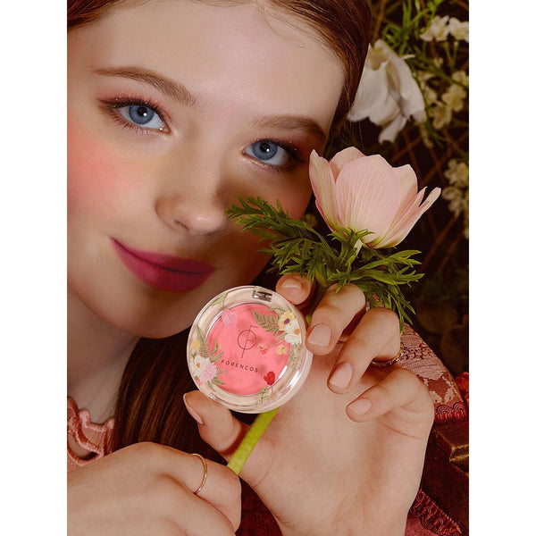 FORENCOS Fluor Blusher 5g #Pink Garden | Long-Lasting, Soft Matte Finish