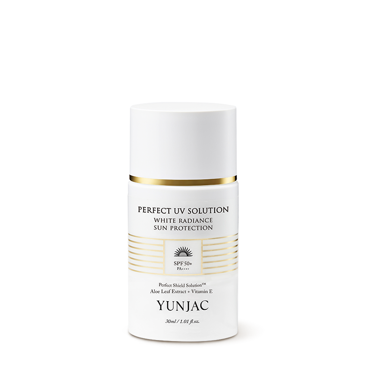 YUNJAC Perfect UV Solution White Radiance Sun Protection SPF50+ PA++++ - 30ml | Brightening & Anti-Aging UV Defense