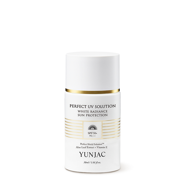 YUNJAC Perfect UV Solution White Radiance Sun Protection SPF50+ PA++++ - 30ml | Brightening & Anti-Aging UV Defense