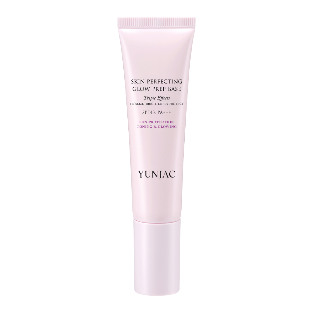 YUNJAC Skin Perfecting Glow Prep Base SPF43 PA+++ - 30ml | Brightening & Radiance-Boosting Primer